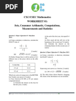 CSEC Math Worksheet 1