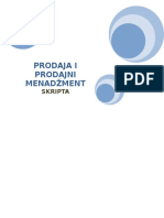 Prodaja I Prodajni Menadzment-Skripta