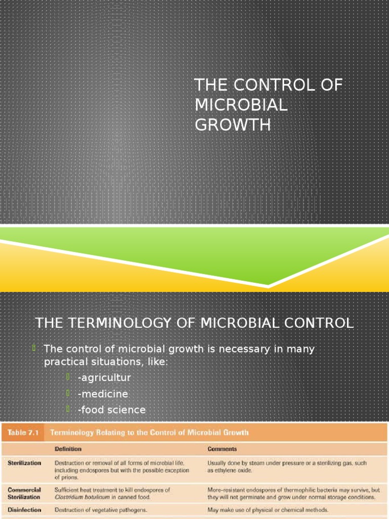 Physical Method of Microbial Control Download Free PDF