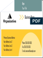 Template Kartu Nama - Free Download - Desain Vector - 01 PDF