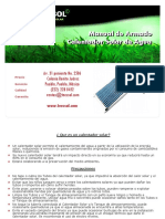Teecsol Manual de Armado Calentadores Solares PDF