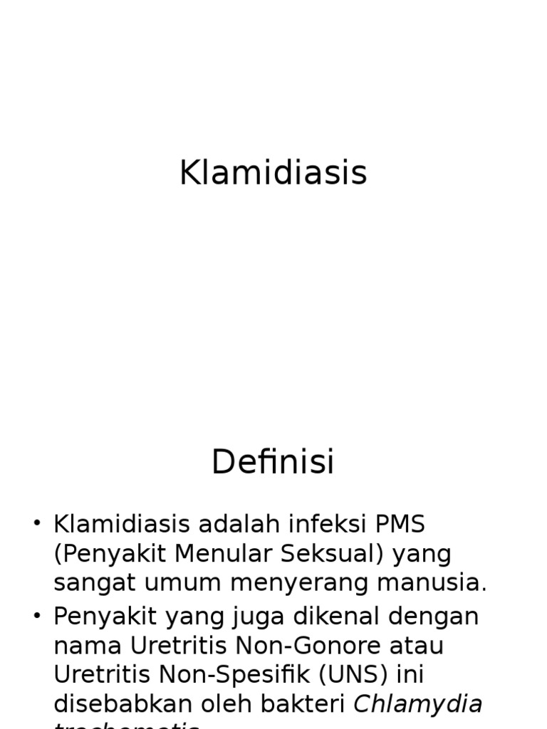 Klamidiasis: Deteksi Dini Penting untuk Mencegah Komplikasi Infeksi ...