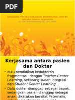 Download Kerjasama Tim Dan Hubungan Interpesonal Dokter Dengan Tenaga Kesehatan by Api Rosela Alfi SN313685176 doc pdf