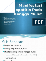 Manifestasi Hepatitis Pada Rongga Mulut