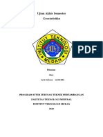 Ujian Akhir Semester Geostatistika: Disusun