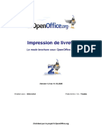 Impression Livrets