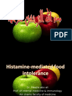 Histamine Mediated Food Intlerance