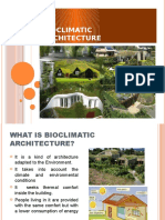 Bioclimatic Architecture
