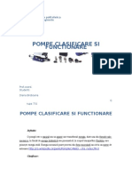 Pompe - Clasificare Si Functionare