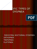 Specific Types of Dysnpea
