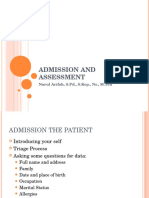 Admission and Assessment