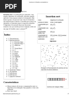 Insertion Sort – Wikipédia, A Enciclopédia Livre