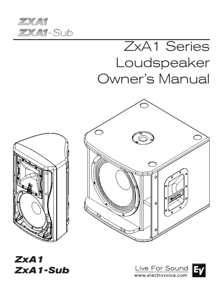 Zxa1zxa1-Sub Um | Microphone | Loudspeaker