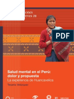 Salud Mental Peru Huancavelica