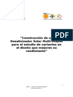 Construcción de Un Desalinizador Solar Multietapas