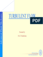 Turbulent Flow: Presented By: Prof. D.Rashtchian