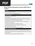 Sample Sop Toc