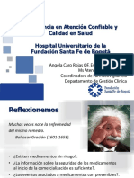 Experiencia en Atención Confiable y Calidad en Salud - Dra. Caro - Fundacion Santa Fe de Bogota