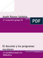 Resumen de "El Docente y Los Programas Escolares"