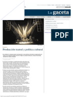 La Gaceta UdeG - Producción Teatral y Política Cultural