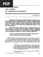 05 Lysua Bernardes - Política Urbana Uma Analise Da Experiencia Brasileira