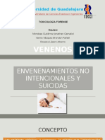 Envenenamientos No Intencionales y Suicidas