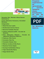 Proyecto Experiencias en Aprendizaje y Servicio Solidario