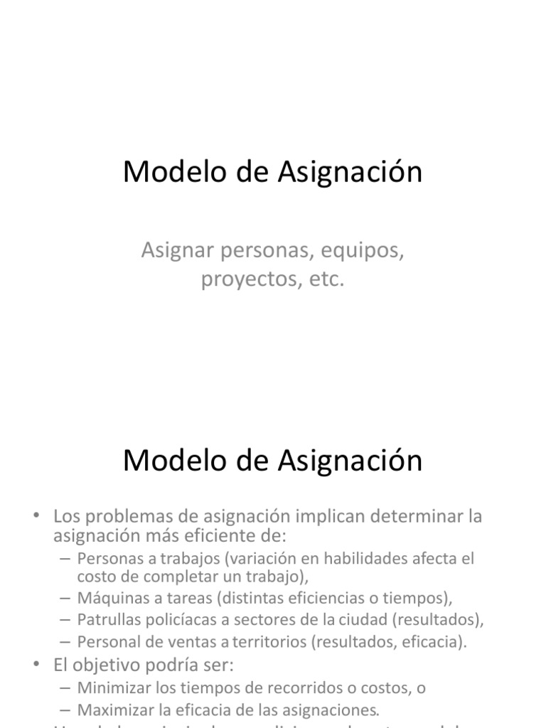 Modelo de Asignacion | PDF | Función (Matemáticas) | Deportes