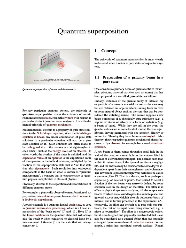 Quantum Superposition | PDF | Business