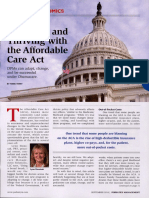 Surviving and Thriving With The Affordable Care Act: Podiatric Economics