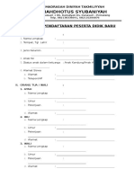 Formulir Pendaftaran MDT