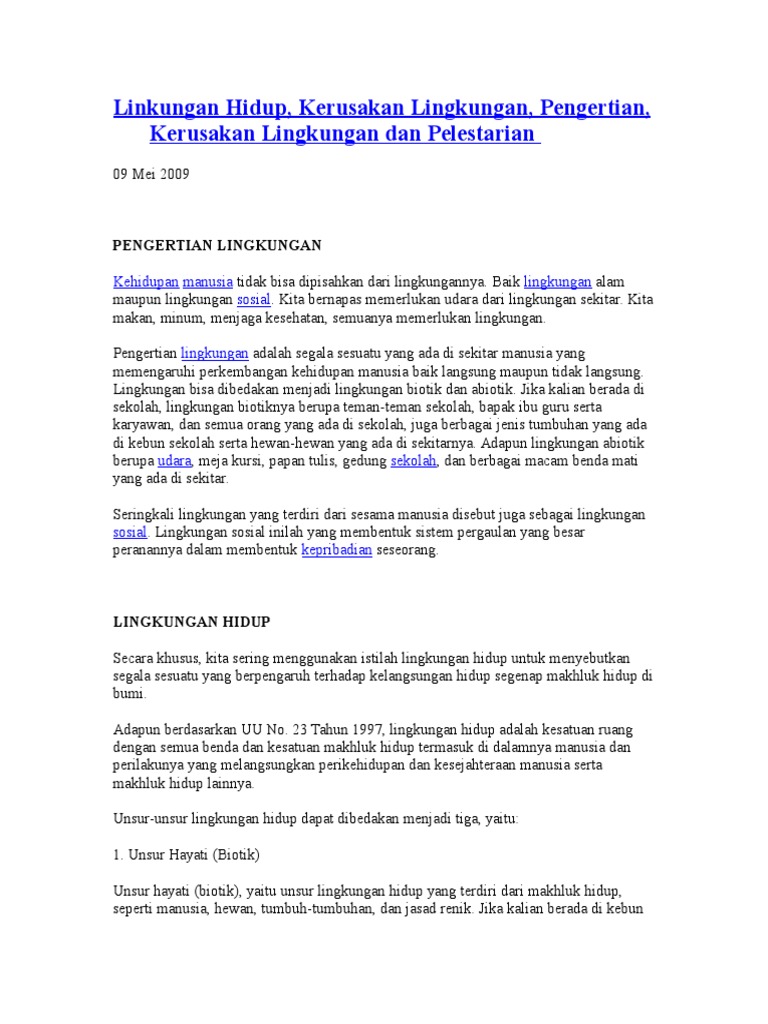 Lingkungan Hidup Doc