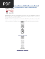 Cara Membuat Hatch di AutoCAD | PDF