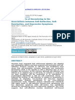 7 Mediating Role of Decentering in the Associations Between Self-Reflection, Self-Rumination, And Depressive Symptoms