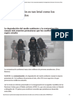 La Contaminación Ambiental Mata A 7