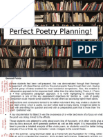 perfect poetry planning