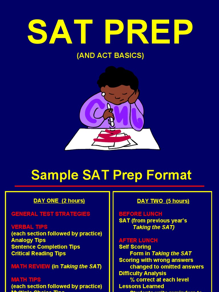 Sat Prep Act Basics Pdf Sat Act Test