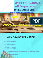 Acc 422 Expert Education Expert