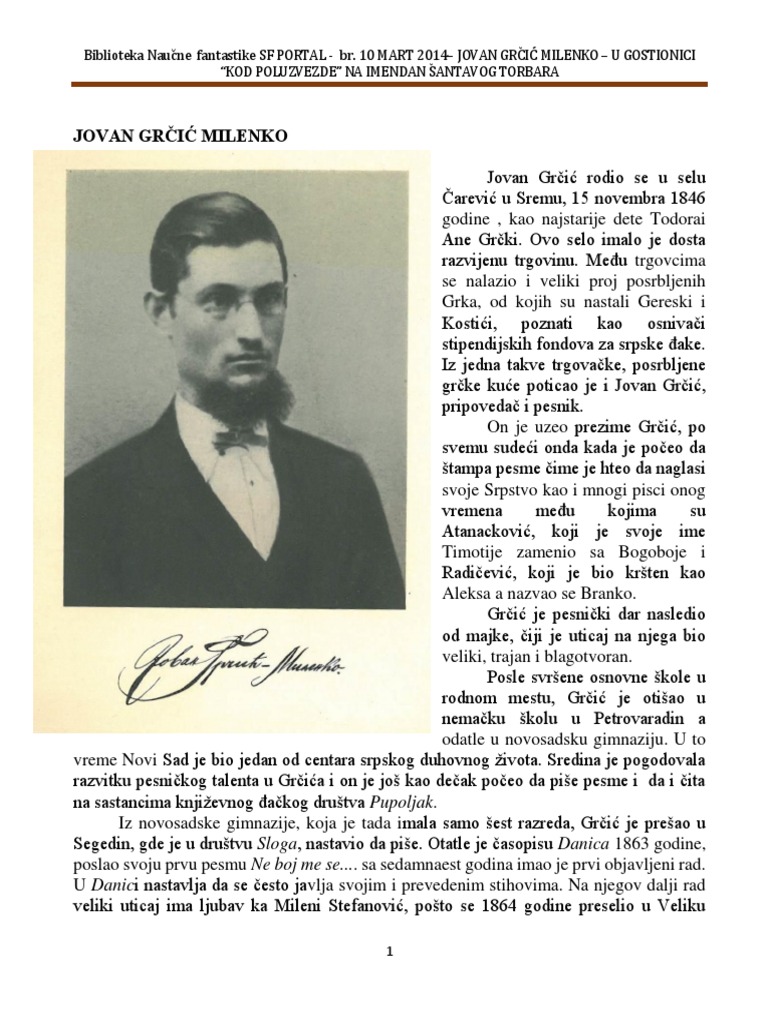Jovan Grčić Milenko | PDF