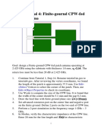 IE3D Tutorial 4: Finite-Gournd CPW-fed Patch Antenna: Edit - Select Edit - Object Properties