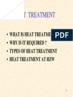 Heat Treatment: - What Is Heat Treatment ? - Why Is It Required ? - Types of Heat Treatment - Heat Treatment at HZW