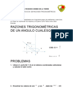 Problemas Razones Angulos Cualesquiera