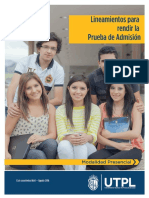 Instructivo Prueba de Ingreso