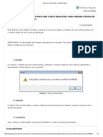 é Possivel Cadastrar Uma Conta Bancária Com o Mesmo Código de Uma Conta Já Existente