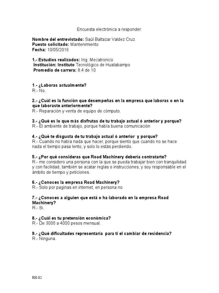 Entrevista Electromecanico Engranaje Corriente eléctrica