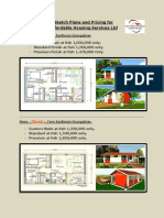 Different House Sketch Plans and Pricing in Kenya