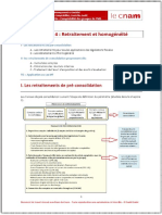 Retraitement Et Homogénéité CNAM