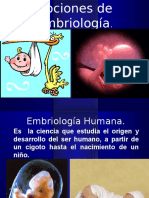 Nociones de Embriología