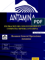 filtracion -antamina