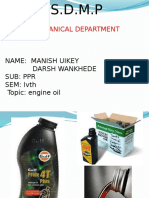 Presentation On Motor Oils